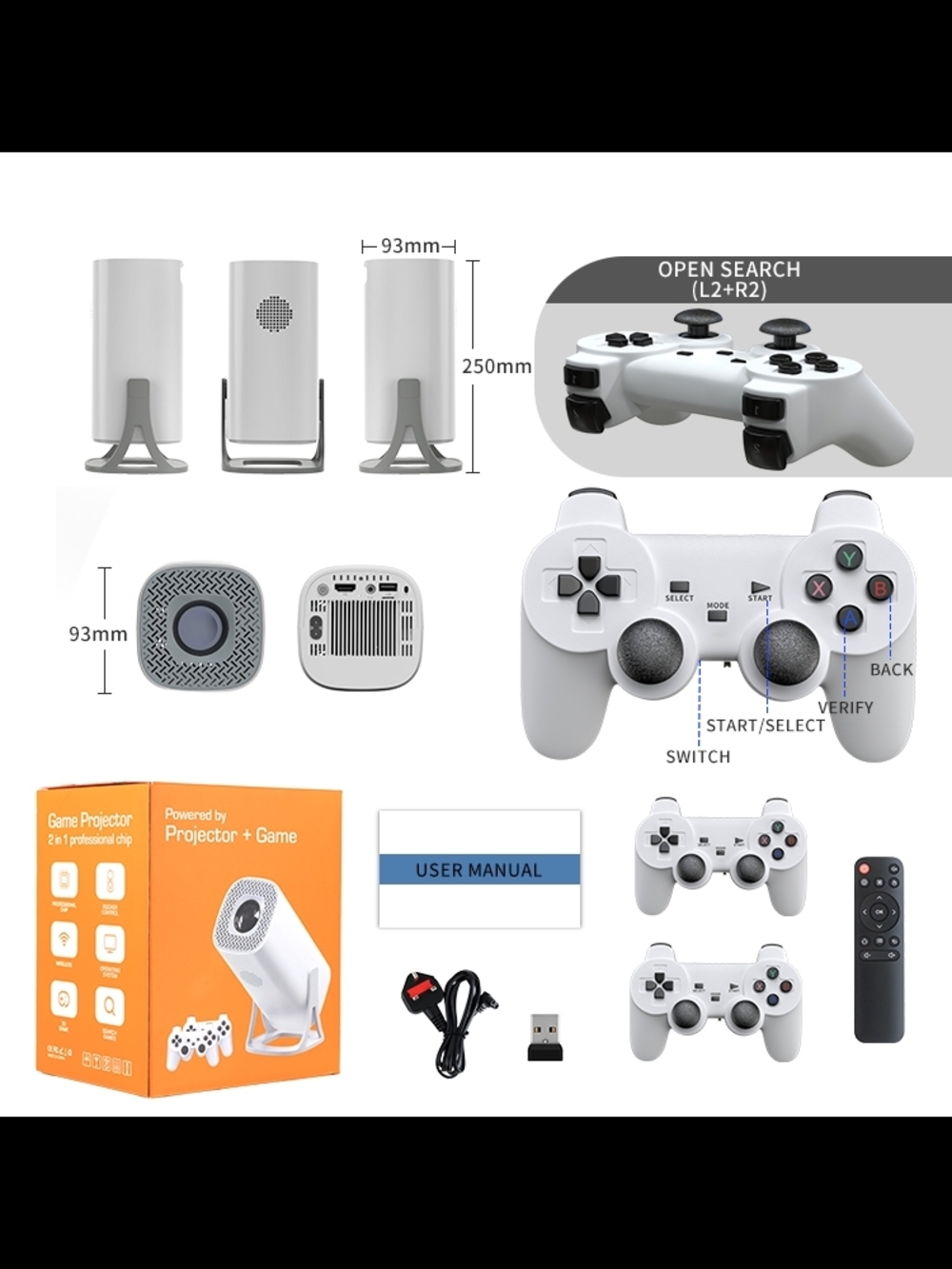 Portable Mini Projector Package